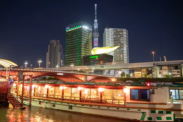 浅草の夜景